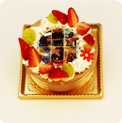プリントケーキ【5号・15cm／3~4名様用】