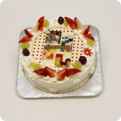 プリントケーキ【6号・18cm／6~8名様用】