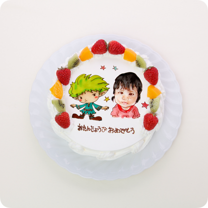 コラボケーキ（人物2体）【6号・18cm／6~8人様用】