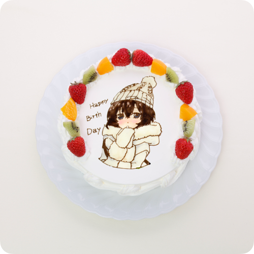 イラストケーキ（人物１体）【5号・15cm／3~5人様用】