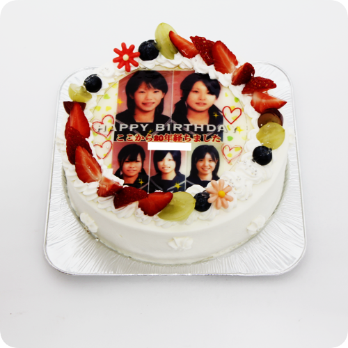 プリントケーキ【7号・21cm／10~12名様用】