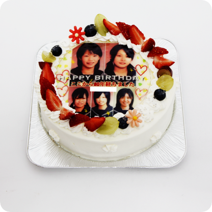 プリントケーキ【7号・21cm／10~12名様用】