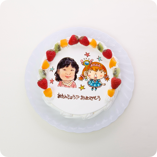 コラボケーキ（人物2体）【6号・18cm／6~8人様用】