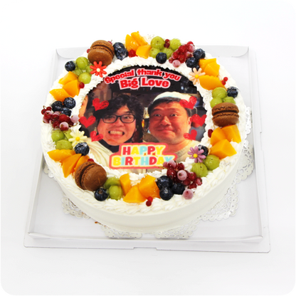 プリントケーキ【8号・24cm／12~15名様用】