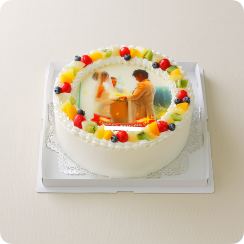 プリントケーキ【8号・24cm／12~15名様用】