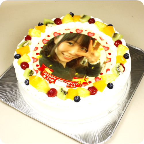 プリントケーキ【8号・24cm／12~15名様用】