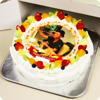 プリントケーキ【8号・24cm／12~15名様用】