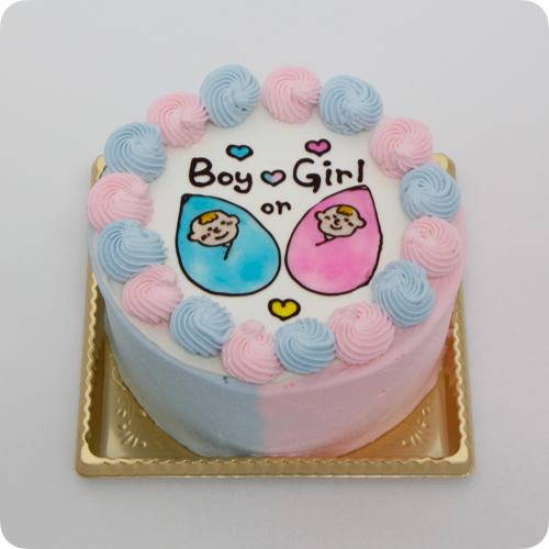 ジェンダーリビールケーキ【9号・27cm／15~20人様用】