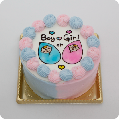 ジェンダーリビールケーキ【9号・27cm／15~20人様用】