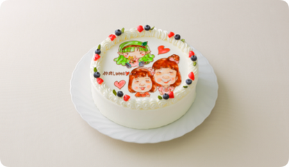 コラボケーキ（キャラクター3体）【10号・30cm／20人様~用】